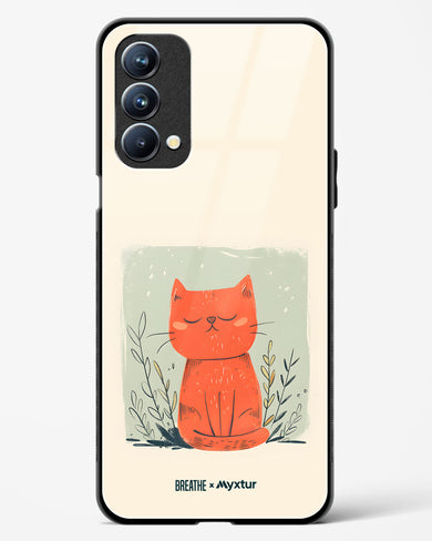 Orange Whiskers [BREATHE] Glass Case Phone Cover (Oppo)