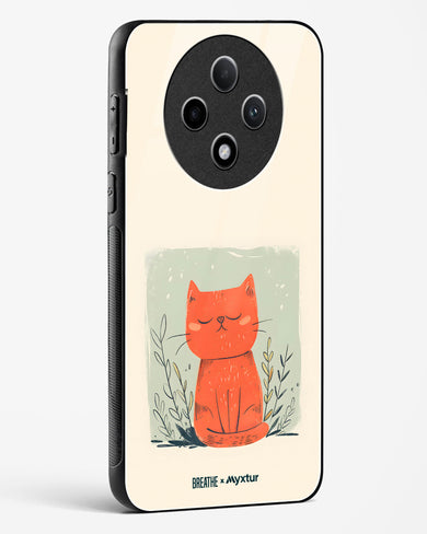 Orange Whiskers [BREATHE] Glass Case Phone Cover (Oppo)