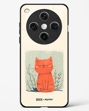 Orange Whiskers [BREATHE] Glass Case Phone Cover (Oppo)