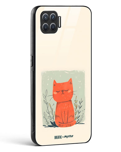 Orange Whiskers [BREATHE] Glass Case Phone Cover (Oppo)