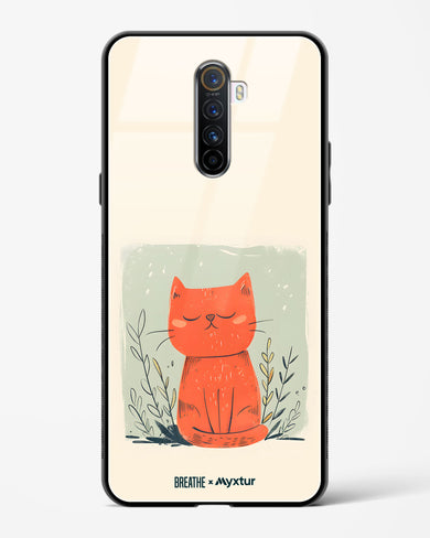 Orange Whiskers [BREATHE] Glass Case Phone Cover (Oppo)