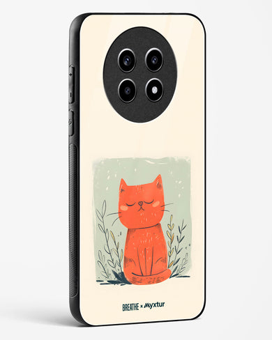 Orange Whiskers [BREATHE] Glass Case Phone Cover (Realme)