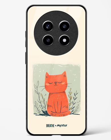 Orange Whiskers [BREATHE] Glass Case Phone Cover (Realme)