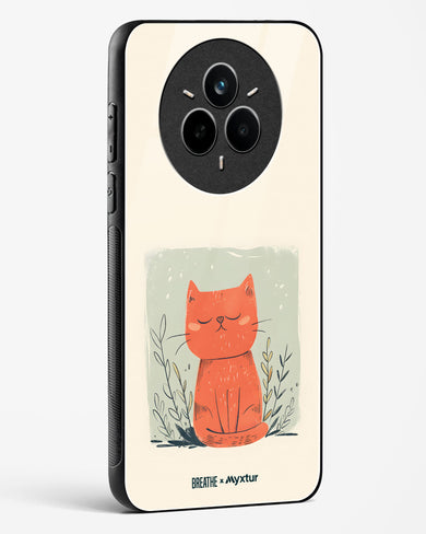 Orange Whiskers [BREATHE] Glass Case Phone Cover (Realme)