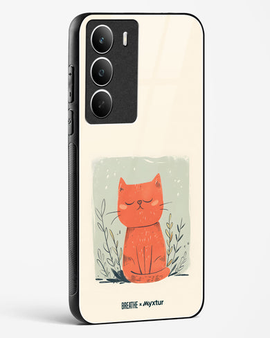 Orange Whiskers [BREATHE] Glass Case Phone Cover (Realme)