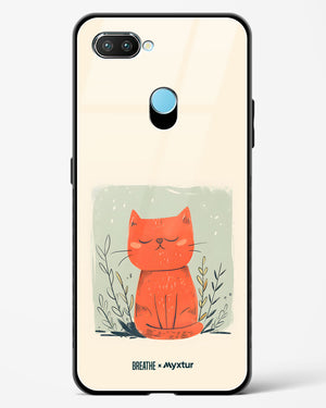 Orange Whiskers [BREATHE] Glass Case Phone Cover (Realme)