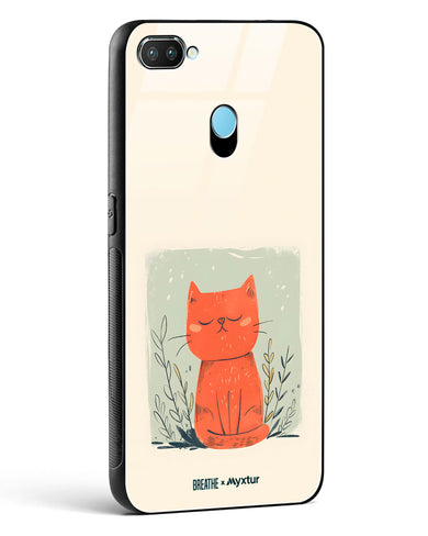 Orange Whiskers [BREATHE] Glass Case Phone Cover (Realme)
