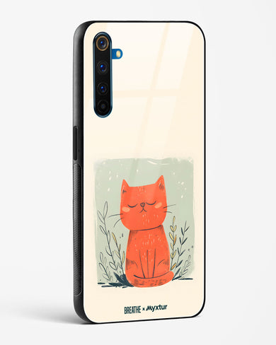 Orange Whiskers [BREATHE] Glass Case Phone Cover (Realme)