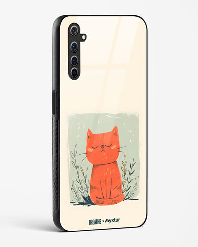 Orange Whiskers [BREATHE] Glass Case Phone Cover (Realme)