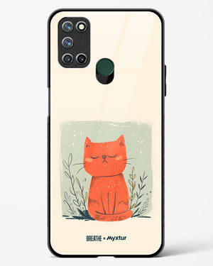 Orange Whiskers [BREATHE] Glass Case Phone Cover (Realme)