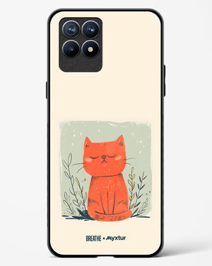 Orange Whiskers [BREATHE] Glass Case Phone Cover (Realme)