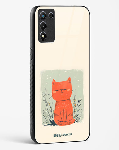 Orange Whiskers [BREATHE] Glass Case Phone Cover (Realme)