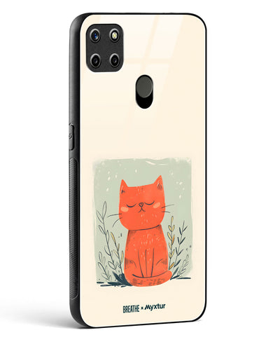 Orange Whiskers [BREATHE] Glass Case Phone Cover (Realme)