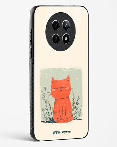 Orange Whiskers [BREATHE] Glass Case Phone Cover (Realme)