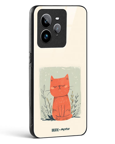Orange Whiskers [BREATHE] Glass Case Phone Cover (Realme)