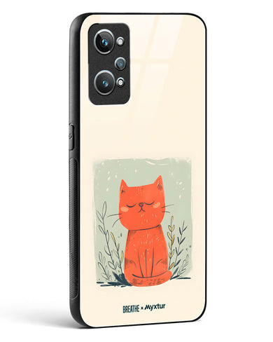 Orange Whiskers [BREATHE] Glass Case Phone Cover (Realme)