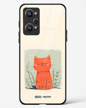 Orange Whiskers [BREATHE] Glass Case Phone Cover (Realme)