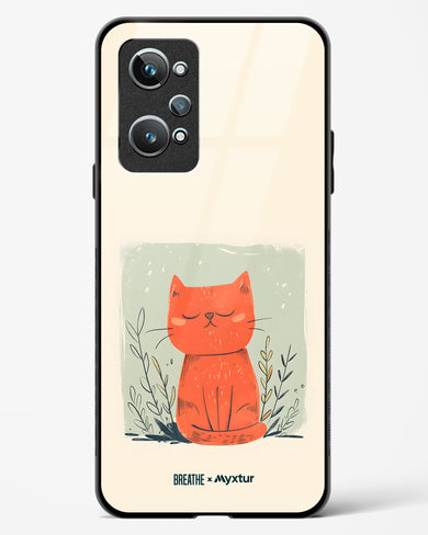 Orange Whiskers [BREATHE] Glass Case Phone Cover (Realme)