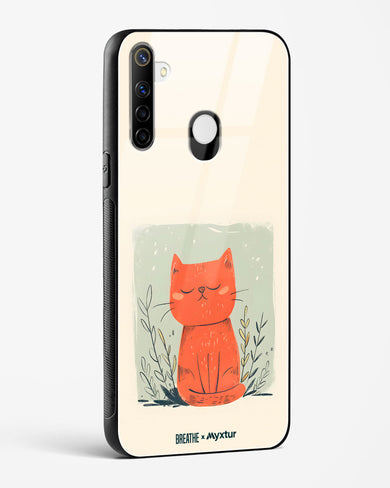 Orange Whiskers [BREATHE] Glass Case Phone Cover (Realme)