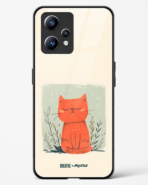 Orange Whiskers [BREATHE] Glass Case Phone Cover (Realme)