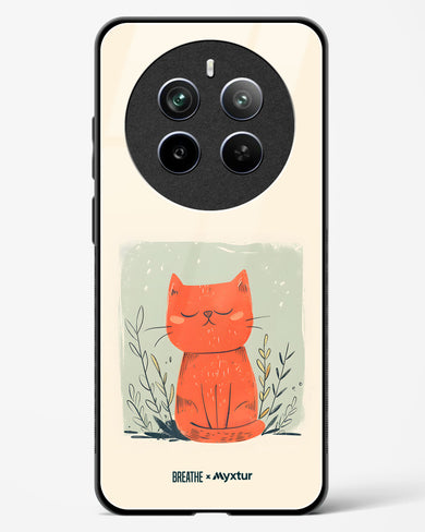 Orange Whiskers [BREATHE] Glass Case Phone Cover (Realme)