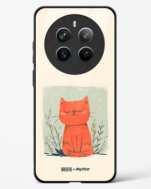 Orange Whiskers [BREATHE] Glass Case Phone Cover (Realme)