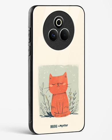 Orange Whiskers [BREATHE] Glass Case Phone Cover (Realme)
