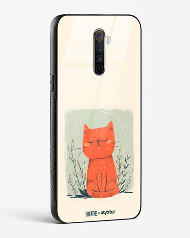 Orange Whiskers [BREATHE] Glass Case Phone Cover (Realme)