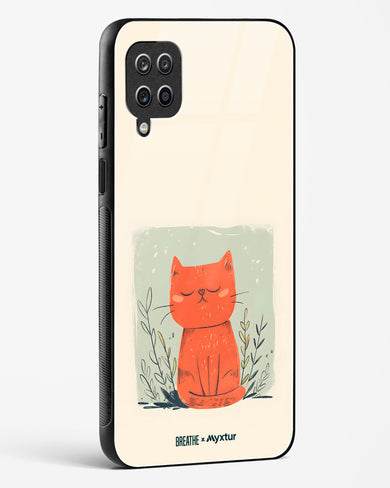 Orange Whiskers [BREATHE] Glass Case Phone Cover (Samsung)
