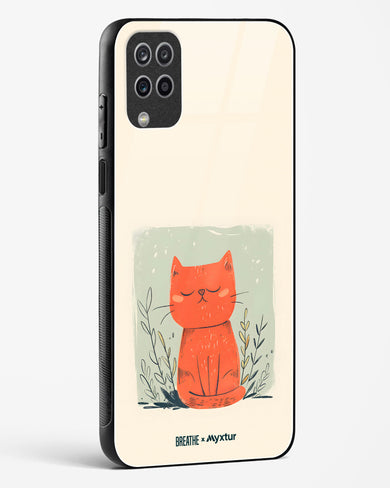 Orange Whiskers [BREATHE] Glass Case Phone Cover (Samsung)