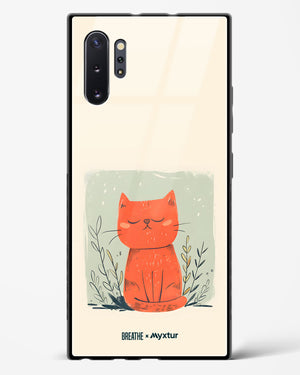 Orange Whiskers [BREATHE] Glass Case Phone Cover (Samsung)