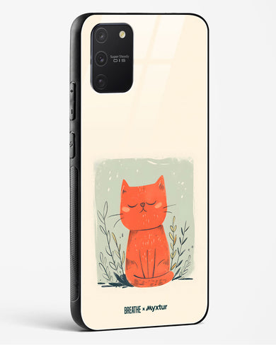Orange Whiskers [BREATHE] Glass Case Phone Cover (Samsung)