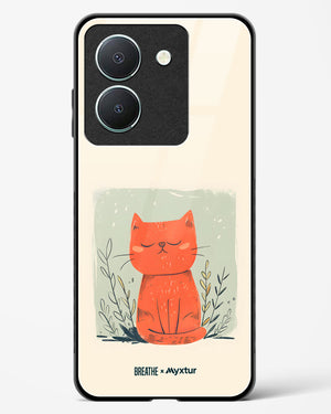 Orange Whiskers [BREATHE] Glass Case Phone Cover (Vivo)