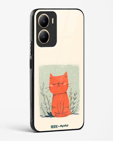Orange Whiskers [BREATHE] Glass Case Phone Cover (Vivo)