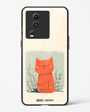 Orange Whiskers [BREATHE] Glass Case Phone Cover (Vivo)