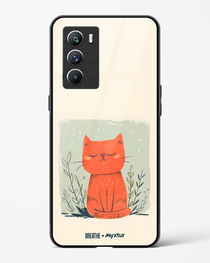 Orange Whiskers [BREATHE] Glass Case Phone Cover (Vivo)