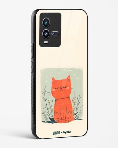 Orange Whiskers [BREATHE] Glass Case Phone Cover (Vivo)