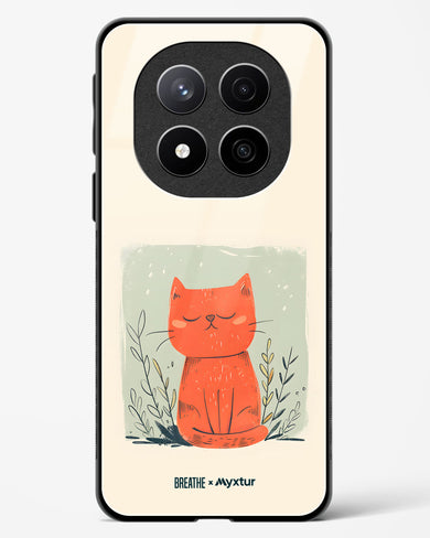 Orange Whiskers [BREATHE] Glass Case Phone Cover (Xiaomi)