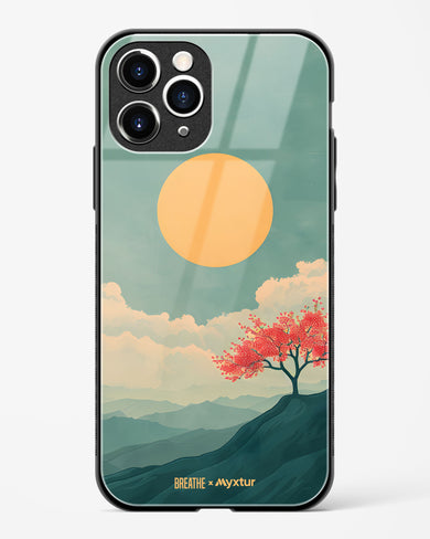 Mountain Sunset [BREATHE] Glass Case Phone Cover (Apple)