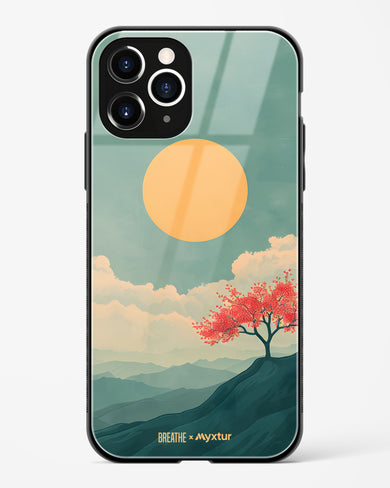 Mountain Sunset [BREATHE] Glass Case Phone Cover (Apple)