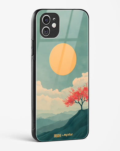 Mountain Sunset [BREATHE] Glass Case Phone Cover (Apple)