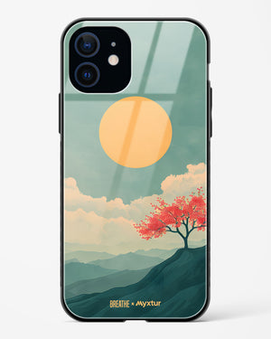 Mountain Sunset [BREATHE] Glass Case Phone Cover (Apple)