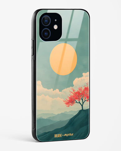 Mountain Sunset [BREATHE] Glass Case Phone Cover (Apple)