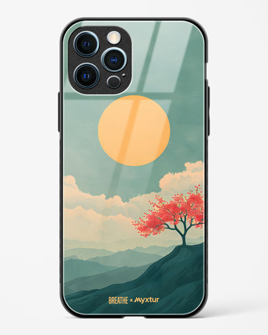 Mountain Sunset [BREATHE] Glass Case Phone Cover (Apple)