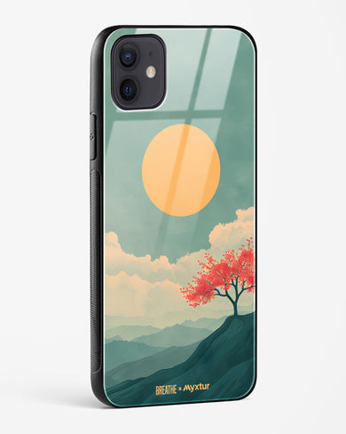 Mountain Sunset [BREATHE] Glass Case Phone Cover (Apple)