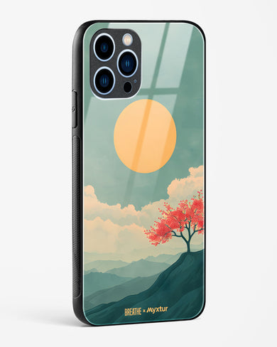 Mountain Sunset [BREATHE] Glass Case Phone Cover (Apple)