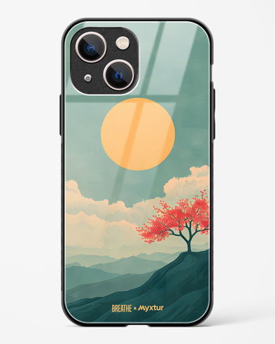 Mountain Sunset [BREATHE] Glass Case Phone Cover (Apple)