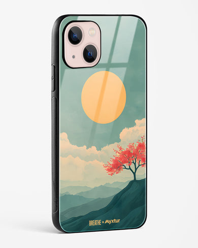 Mountain Sunset [BREATHE] Glass Case Phone Cover (Apple)