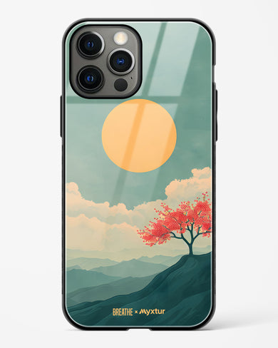 Mountain Sunset [BREATHE] Glass Case Phone Cover (Apple)