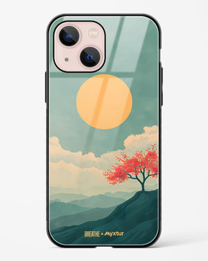 Mountain Sunset [BREATHE] Glass Case Phone Cover (Apple)